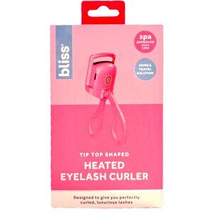 Bliss Heated Eyelash Curler in Hot Pink Rechargeable NIB